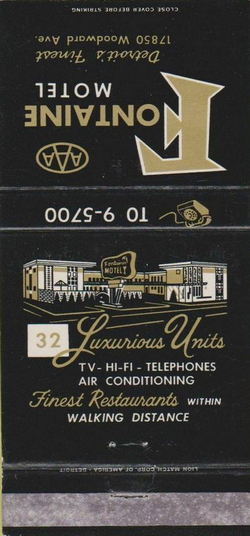 Fontaine Motel - Matchbook (newer photo)